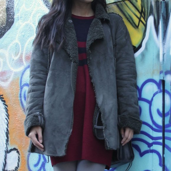 Dimensione Danza | Green Suede Jacket - Picture 3 of 3